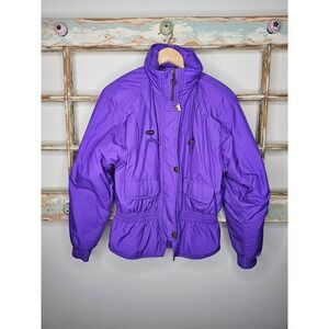 Vintage Puffer Jacket Purple Sun Valley Purple  size 10